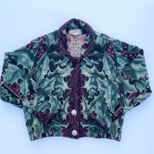 Painted Pony Tapestry Patterned Bomber Jacket